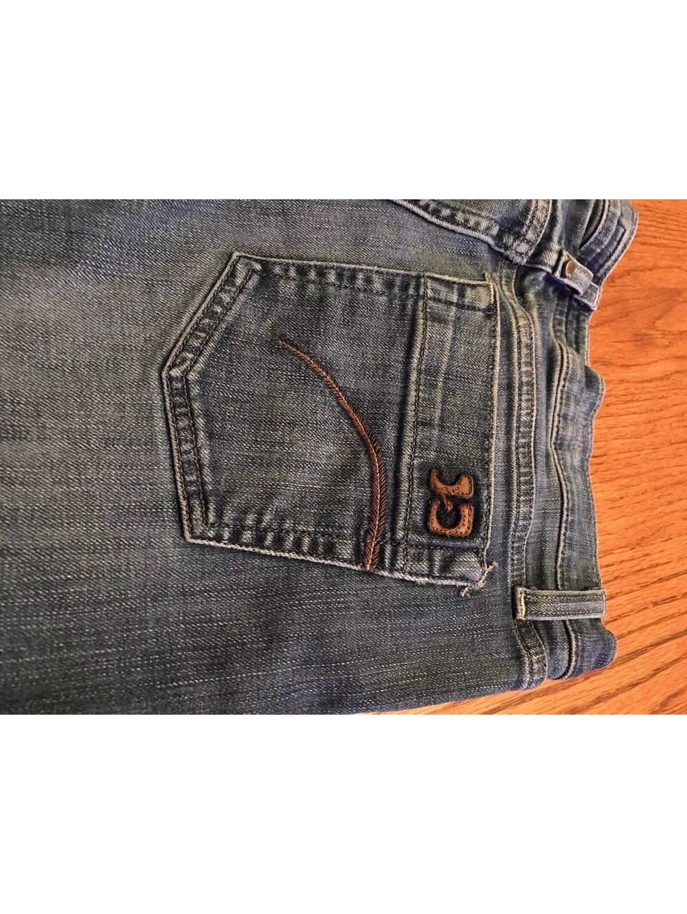 Joe's Distressed  Bootcut Womens Blue Jeans sz 29 SR-3